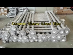 SUS304 Κεραμικά στρωμένα αγκώνια Κεραμικά στρωμένα ατσάλινα σωλήνα Αντίσταση στη διάβρωση Κεραμικά στρωμένα σωλήνα