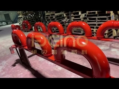 Ακατέργαστη αντλία σκυροδέματος αγκώνα ελαφρύ βάρος σκυροδέματος αντλία Boom σωλήνα σκυροδέματος αντλία αγκώνα επένδυση κεραμική