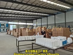 Αλουμινένιο κεραμικό σωλήνα ανθεκτικό στην φθορά Λευκό κεραμικό δαχτυλίδι ανθεκτικό στην φθορά Αλουμινένιο κεραμικό μανίκι