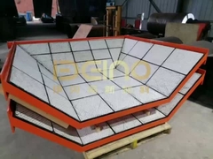 Αλουμινένιο φουσκωτήρα, υφασματικές επένδυση, βιομηχανική κεραμική σύνθετη επένδυση, καουτσούκ